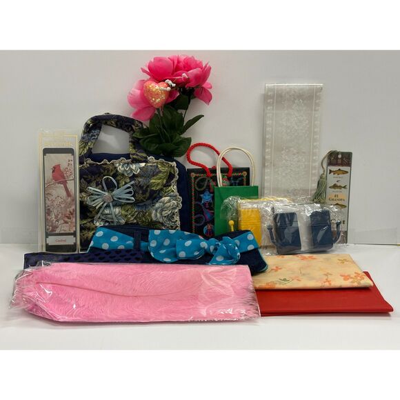 Junk Drawer Miscellaneous Stuff Lot Bags Collectible Flowers - Picture 1 of 8